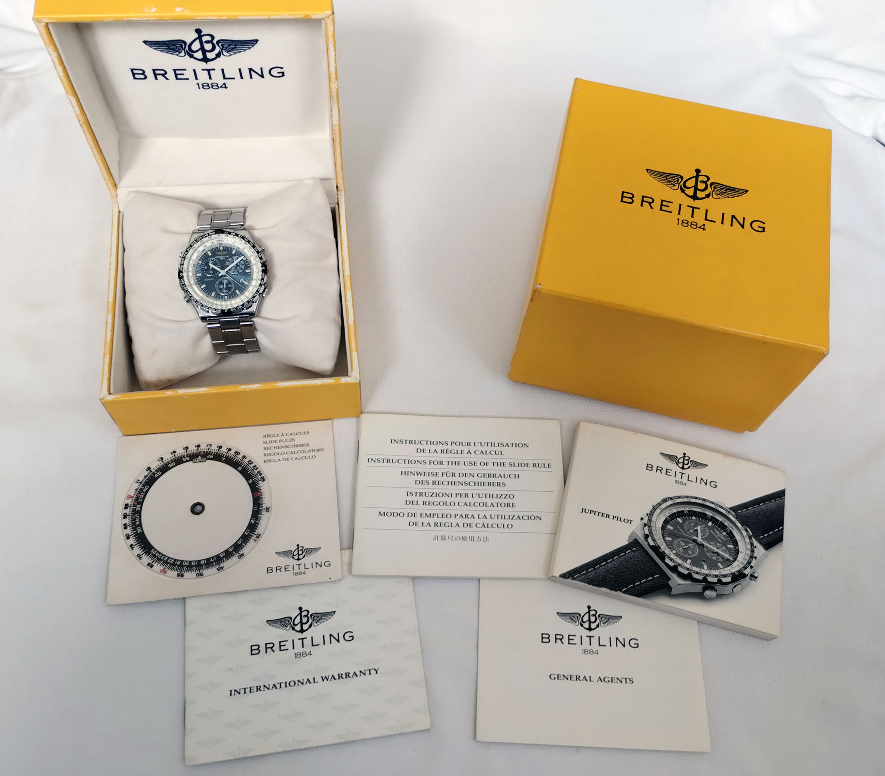 Breitling Navitimer Jupiter Pilot - Box & Paper - Ref: A59028