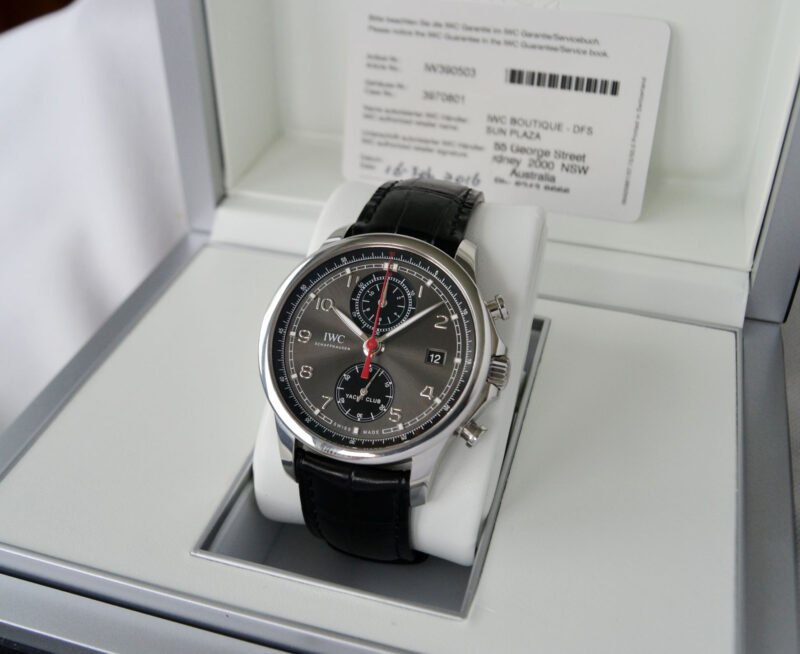 IWC Portugieser Yacht Club Chronograph - Box & Card - Ref: IW390503