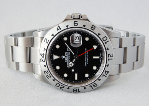 Rolex Explorer II - No holes case - Box & Paper - Black