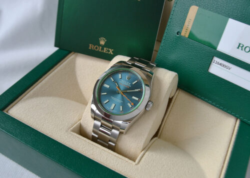 Rolex Milgauss Z-Blue - Box & Papers - 116400GV