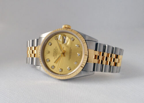 Rolex Datejust 36 - Big Diamonds - Box & Paper