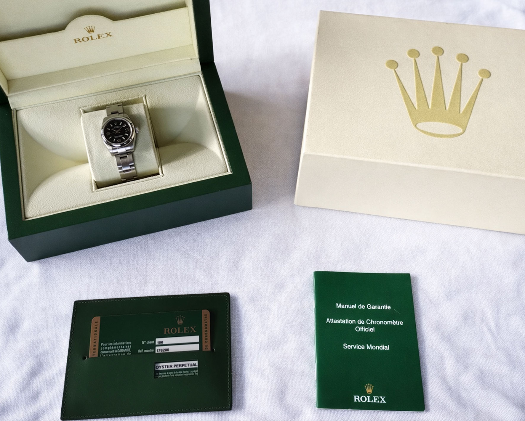 Rolex Oyster Perpetual 26 - Box & Card - 176200