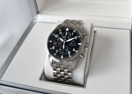 IWC Pilot Chronograph Full Set - Ref: 377710
