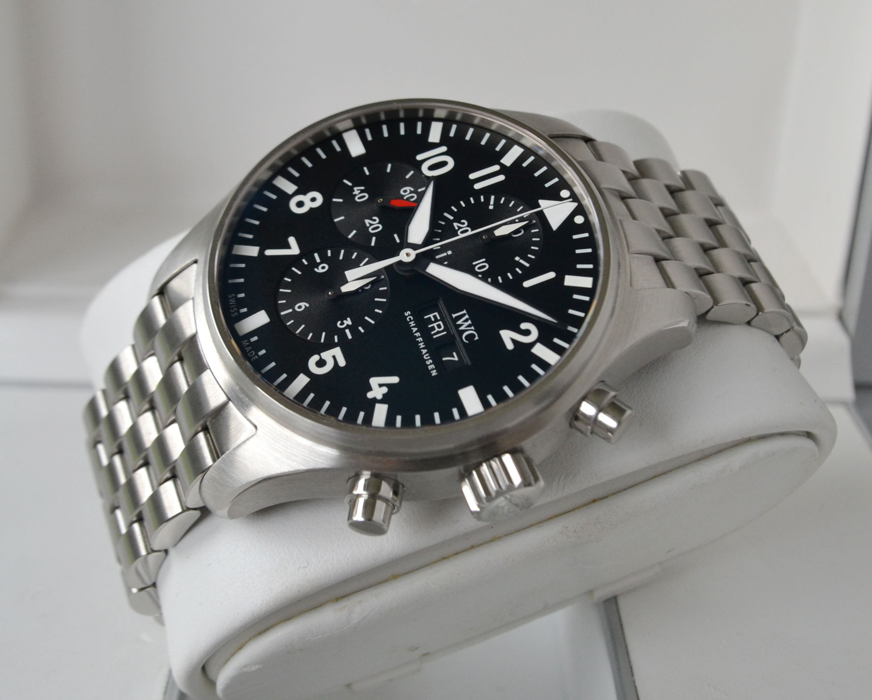 IWC Pilot Chronograph Full Set - Ref: 377710