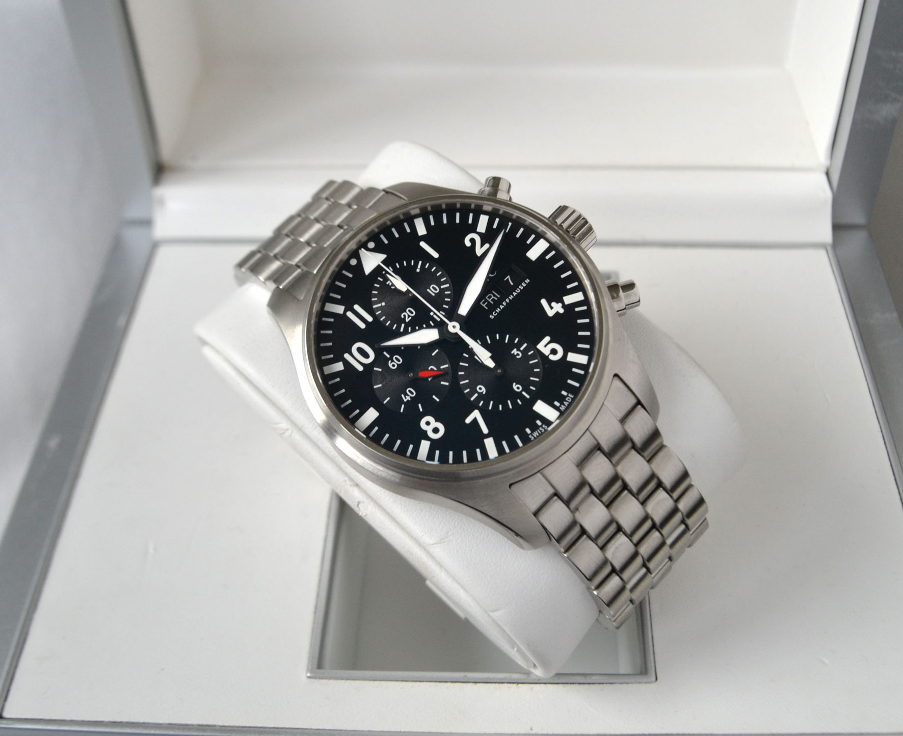 IWC Pilot Chronograph Full Set - Ref: 377710