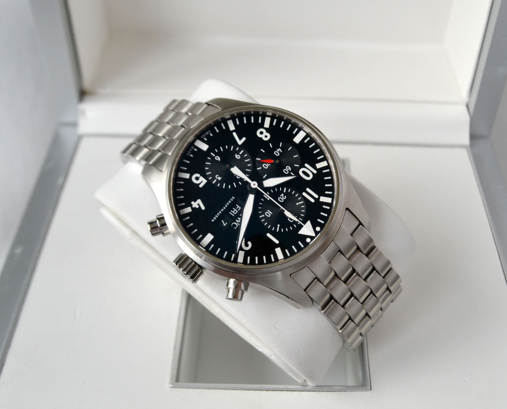 IWC Pilot Chronograph Full Set - Ref: 377710