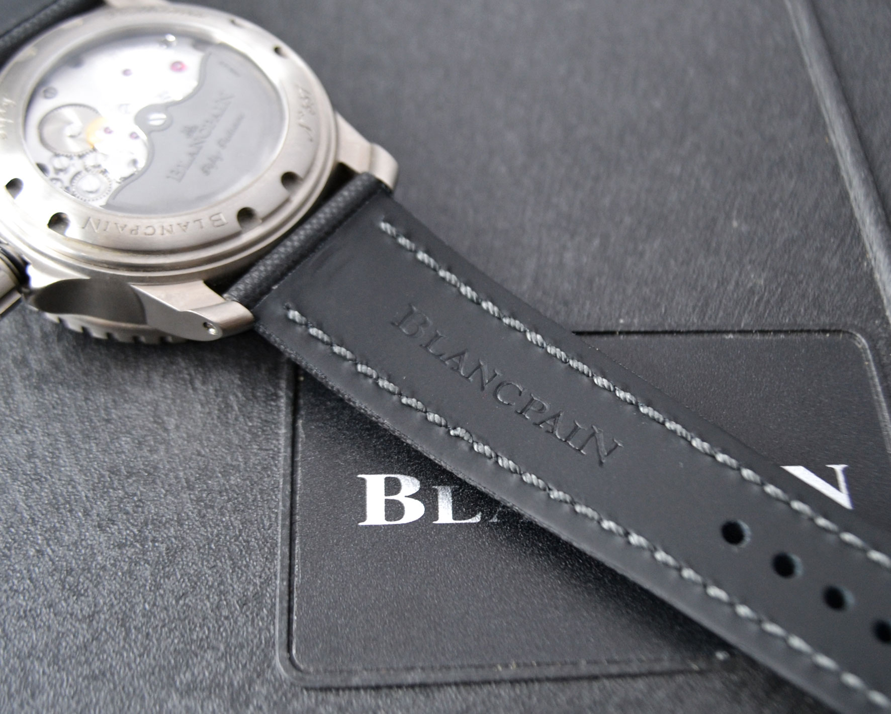Blancpain Fifty Fathoms Grande Date Titanium - 45mm - Full Set