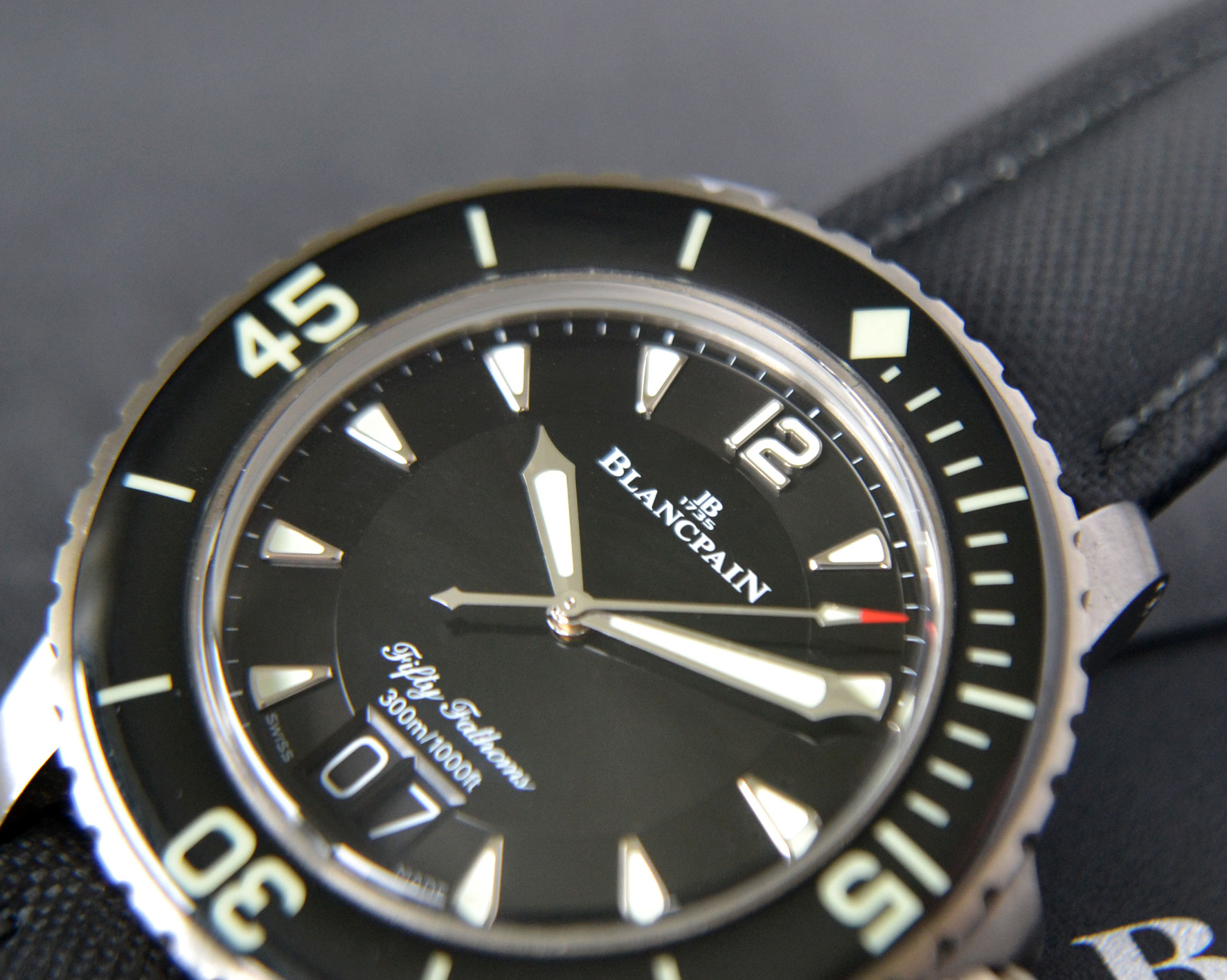 Blancpain Fifty Fathoms Grande Date Titanium - 45mm - Full Set