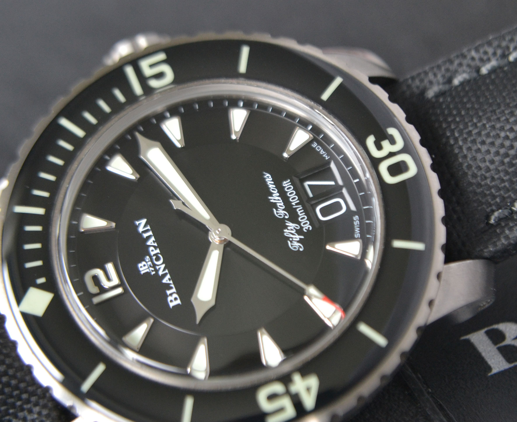 Blancpain Fifty Fathoms Grande Date Titanium - 45mm - Full Set